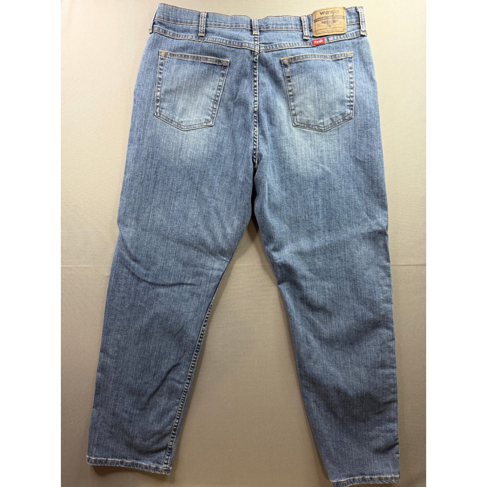 Wrangler Jeans Mens Blue Premium Quality Medium Wash‎ Stretch 36x32